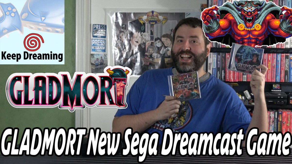 Hey everyone, brand new #Dreamcast video time. Today we're looking at #Gladmort by <a href="/PixelHeart_eu/">PixelHeart</a> .

youtu.be/l8l_IedPGls