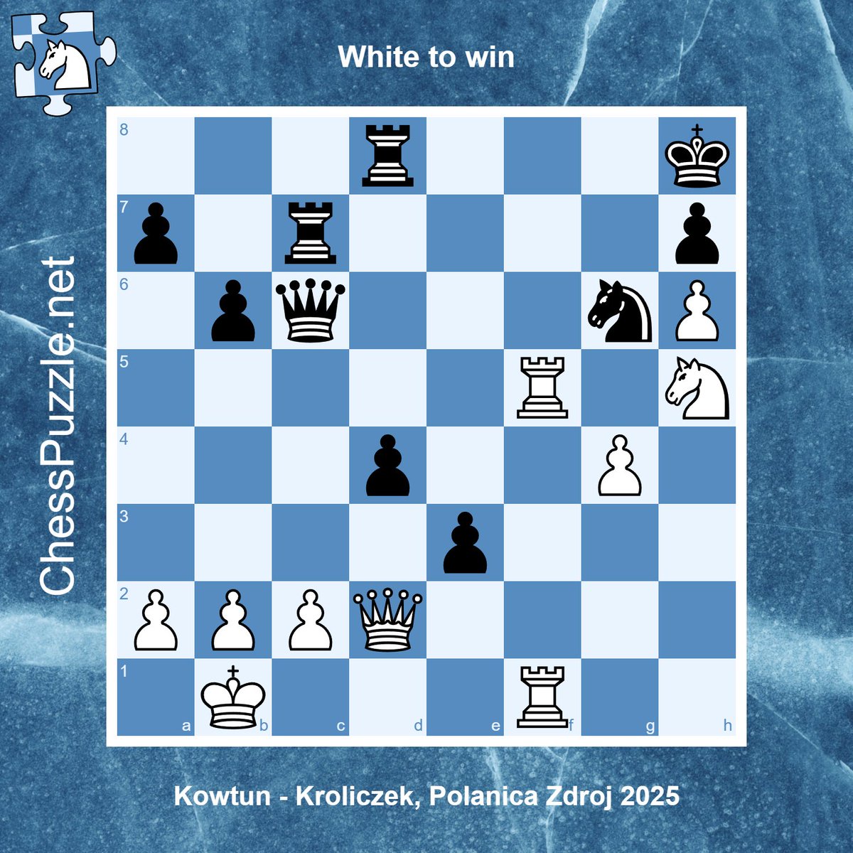 Daily #chess puzzle: chesspuzzle.net/Puzzle/1046589