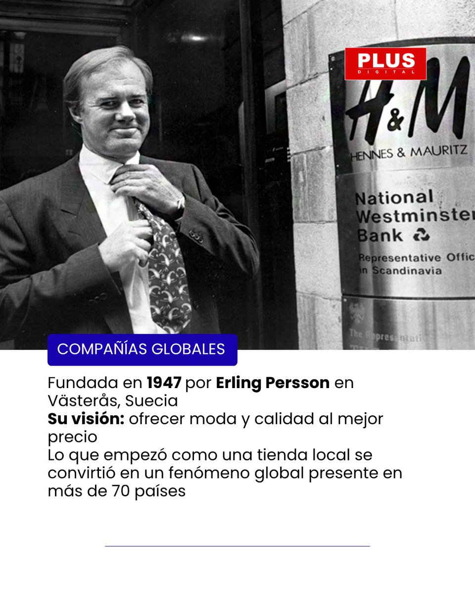 RevistaPLUSPY's tweet image. 👗 H&amp;amp;M combina diseño, accesibilidad y sostenibilidad para construir el futuro de la moda.

Desde Suecia al mundo, demuestra que el estilo también puede ser responsable.

💬 “La moda del mañana será circular, digital y consciente.” — H&amp;amp;M Group

#HM #ModaSostenible #Innovación