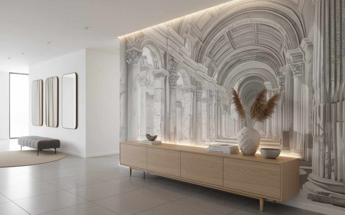ThePrintDeco's tweet photo. Novo na našem webshopu: Tapet s Crtežom Rimskog Foruma olovkom 👉🏽👉🏽Pogledaj više: https://t.co/LEAbJyVQtY Naš Tapet s Crtežom Rimskog Foruma olovkom u svijetlosivoj boji donosi dio povijesti u vaš dom, elegantno hvatajući romanesknu estetiku.#wallpaper #history #homedecor https://t.co/cGmCqTn7dD