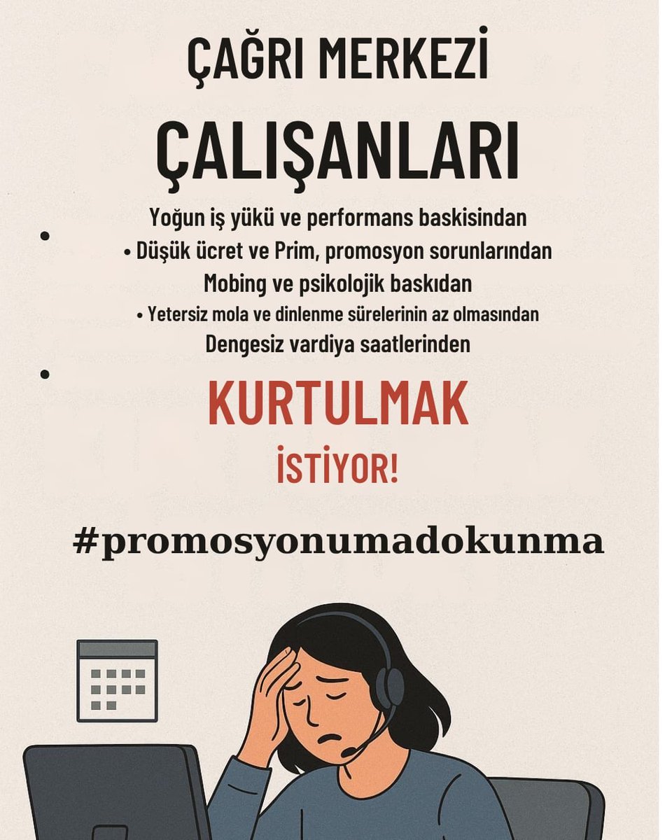 Şehrimizde ve ülkemizde istihdam açısından önemli yeri olan “Çağrı Merkezileri” çalışanların sorunları bitmek bilmiyor.

Şimdide 3 yılda 1 verilen promosyonlar hakkında hiçbir hukuki dayanak olmadan ödeme yapılmayacağı iddia ediliyor.

Assistt başta olmak üzere bütün çağrı