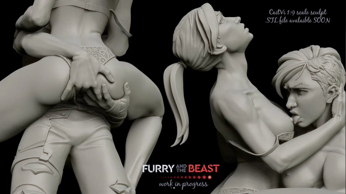 Tu_Cerebro's tweet image. Why hasn't this amazing of CaitVi sculptures appeared on my timeline? It was posted two days ago, and I've only just found out about it. 
They're going to ruin me!! I want it.