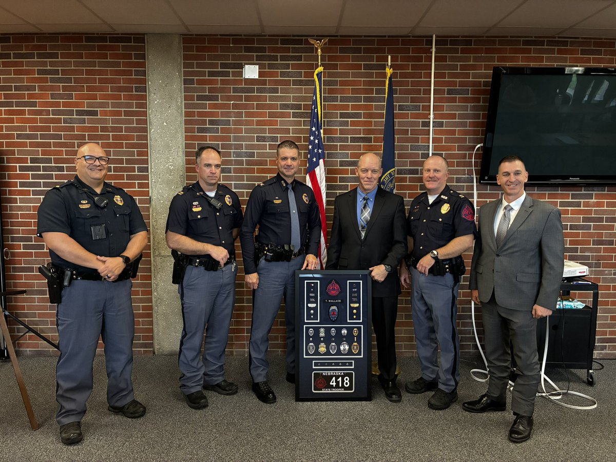 ColonelWaughNSP's tweet image. How do you build, strengthen, &amp;amp; maintain relationships, it’s simple, Show Up. 

Spending two days traveling for 8 hours of meaningful time is priceless.

Most importantly, spending time with our @NEStatePatrol @NSP_TroopE team and celebrating a 29+ year career and retirement with…