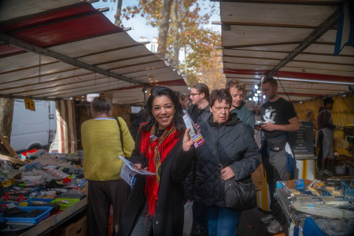 chikirouparis's tweet image. Nous étions ce matin au marché Villette avec Marion Beauvalet (candidate pour le 10e arrondissement) et Roland Timsit (candidat pour le 19e arrondissement) 

De beaux échanges et un accueil très positif qui fait chaud au cœur ! 

Le Nouveau Paris Populaire arrive !