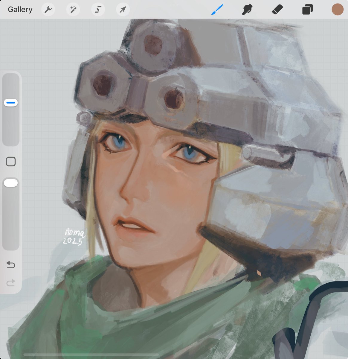 cadet cloud painting practice 😁😁
#ff7 #cloudstrife