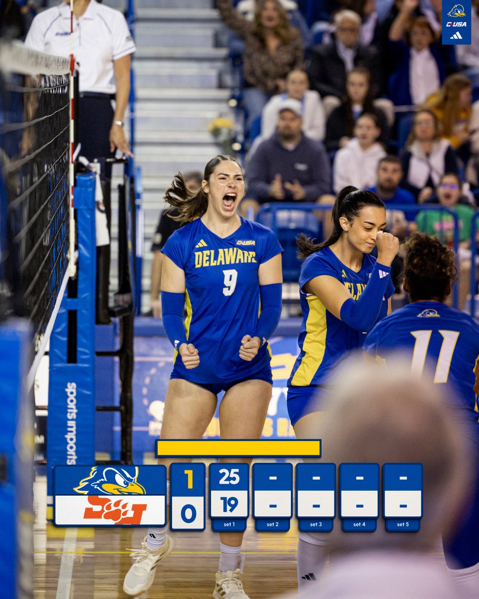 Delaware_VB's tweet image. Good start! 🤩