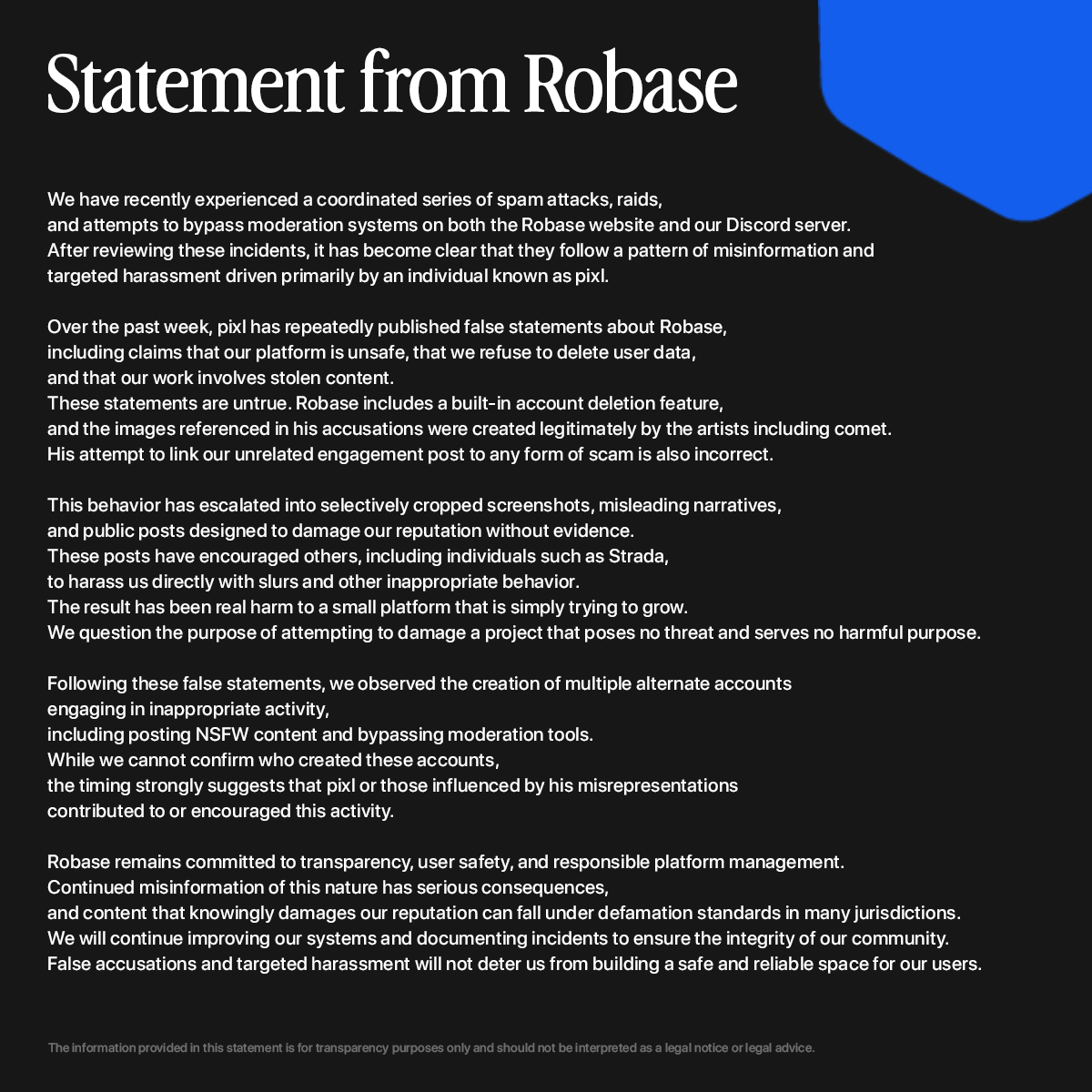 okcomets's tweet photo. Statement on the Recent Misinformation and Raid Attempt https://t.co/AlAKStsRaa