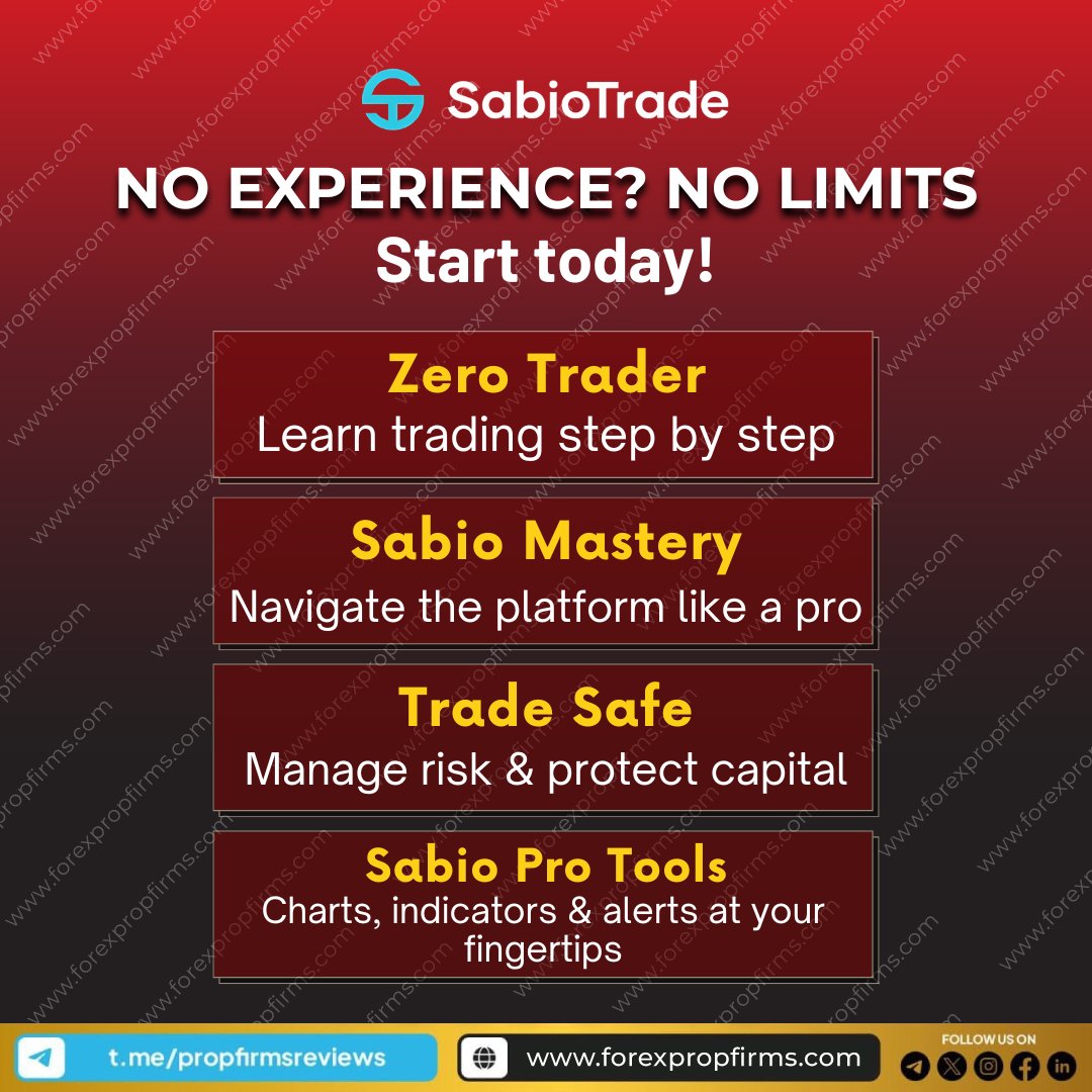 propfirms's tweet photo. SabioTrade | Trading 101 Made Simple 📘🔥

SabioTrade’s Trading 101 course is designed to help new traders master the basics inside the Sabio Traderoom. 

It covers all the essentials — from opening and closing trades to using indicators, managing leverage, and understanding margins and volumes. 

A beginner-friendly path for anyone looking to develop consistency and confidence in the markets.

..
..

@SabioTrade  #Trading101 #PropFirmUpdates #ForexEducation #Traderoom #ForexForBeginners #LearnToTrade #ForexCommunity