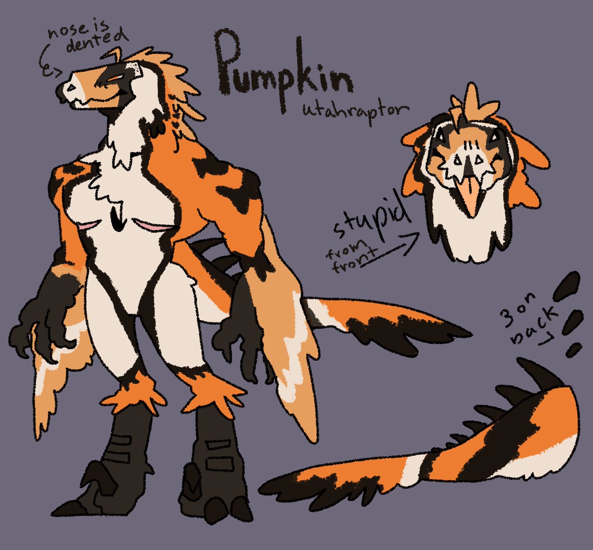 new fursona ref….dinosaur furry heeehhhh yeaaaaaah