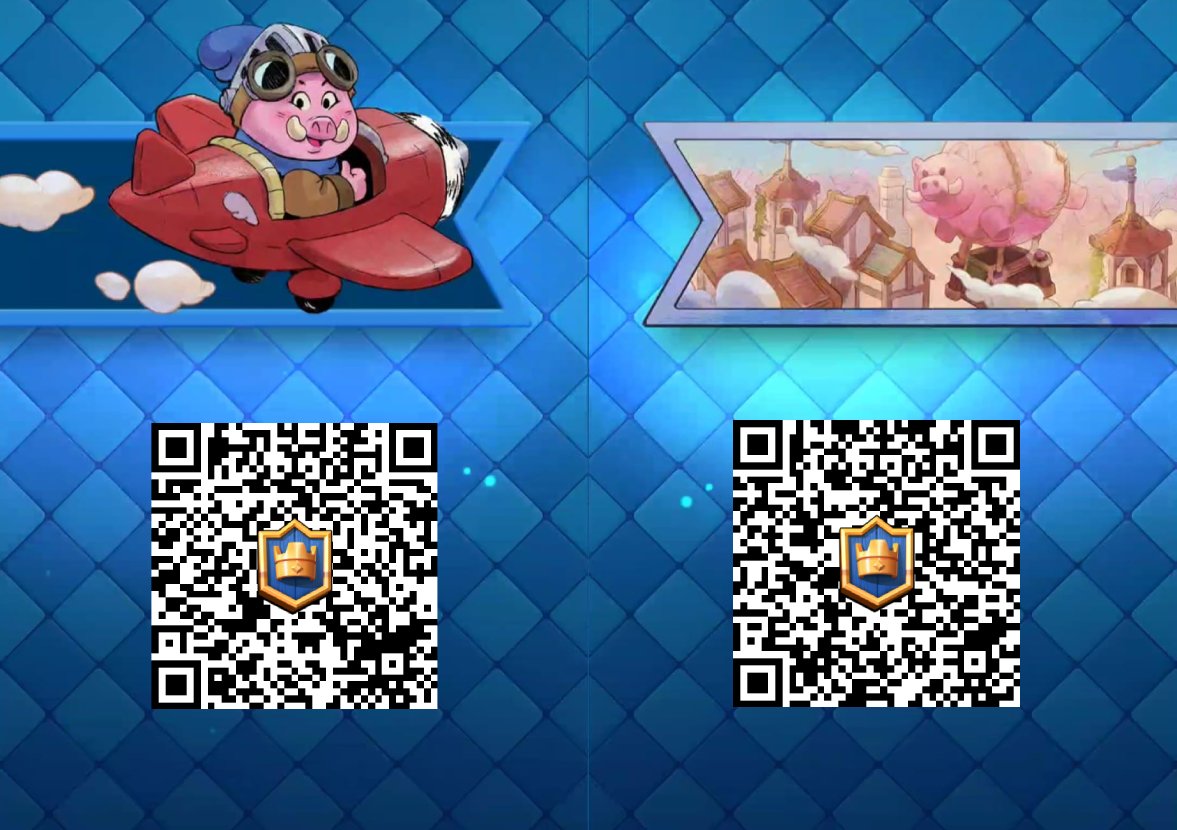 Clash Royale Free QR/Link Banners Rewards 👀
1. link.clashroyale.com/en/?action=vou…
2. link.clashroyale.com/en/?action=vou…