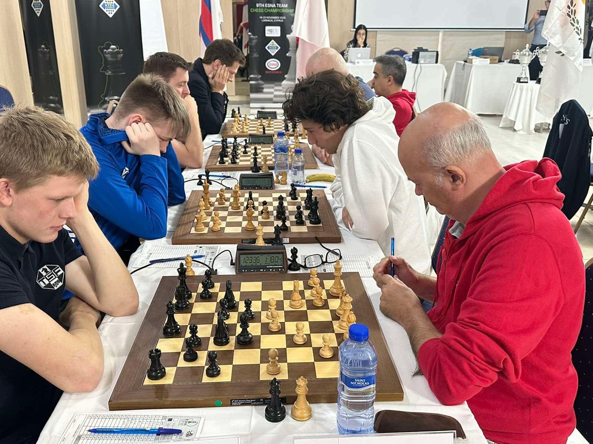 ECUonline's tweet image. The 9th edition of European Small Nations Team Chess Championship commenced this afternoon in Larnaca, Cyprus! 🏆

The event was opened by the ECU President Mr. Zurab Azmaiparashvili and President of the European Small Nations Chess Association Mr. Paris Klerides, who addressed…