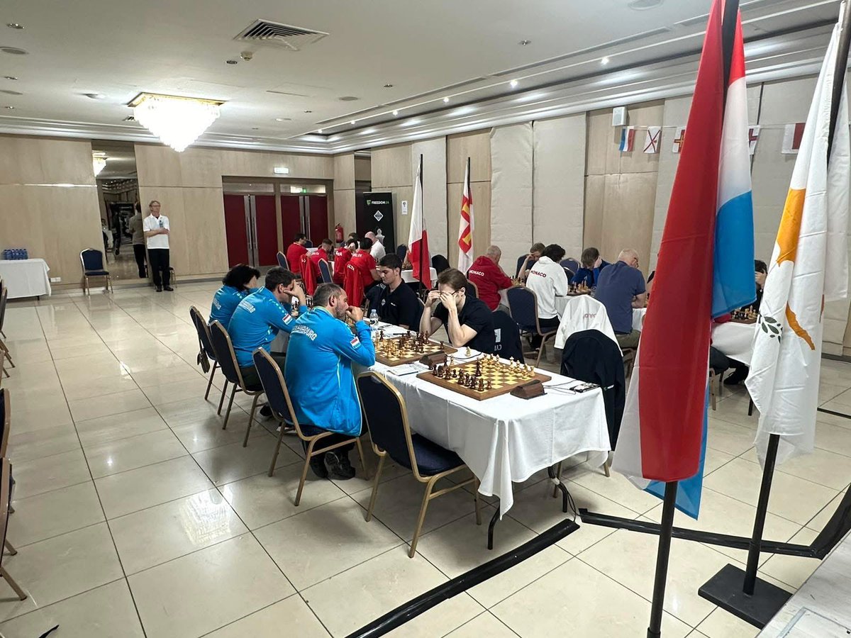 ECUonline's tweet image. The 9th edition of European Small Nations Team Chess Championship commenced this afternoon in Larnaca, Cyprus! 🏆

The event was opened by the ECU President Mr. Zurab Azmaiparashvili and President of the European Small Nations Chess Association Mr. Paris Klerides, who addressed…