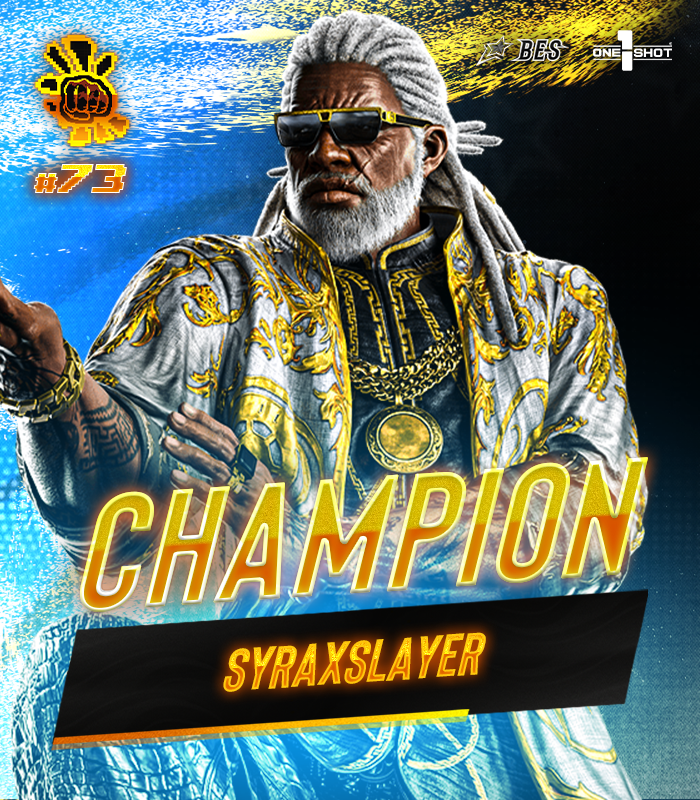 BreakoutES's tweet image. 💫 Breakout Series: TEKKEN 8 #73

Congratulations to @SYRAXSLAYER!!!

🏅 Your BES Top 8:
@Zatch010 / @fwzxenkai / @bigyerm15 / RiR Fhiqs / @YuumaDrakidus / @TennoIX / @CA_Shake

🎙️ Special Thanks to: 
@themrleapfrog_, @datboijuicettv, @mayasmafgc, &amp;amp; @djsymphix

#TEKKEN8…