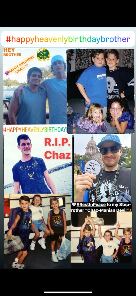 Josh62488's tweet image. 🙏💙#AFSP #OutOfTheDarknessWalk is Powerful/Emotionally Moving Event Thx @AFSPCTX for helping Honor Our Loved One &amp;amp; Connect w/ Community members. Rest In Peace to my Step-Bro Chaz White here is his story via MTV True Life 🕊️🫶#OutOfTheDarkness #SuicidePrevention #YouAreNotAlone❣️
