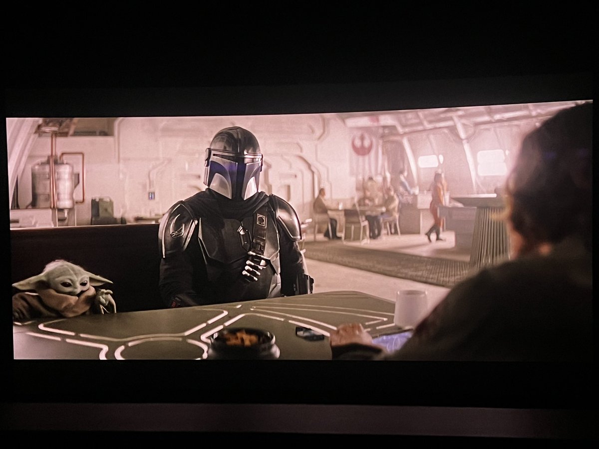 did lose my shit when my man appeared on the big screen