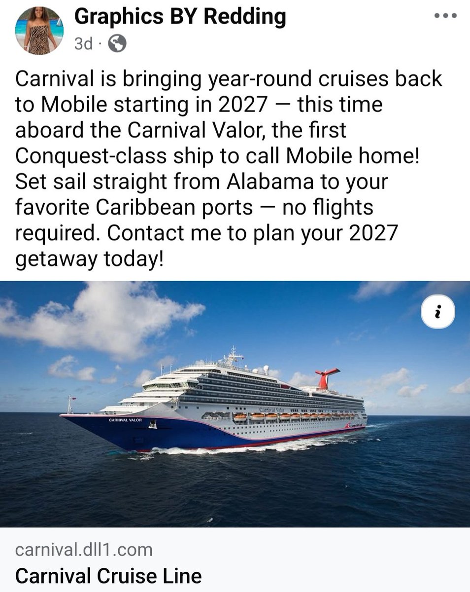 MSVIVACIOUSCOM's tweet image. #ClickLinkInMyBio 
#ReddingGraphicsAndTravel
#Dream #Live #TravelTheWorld

facebook.com/share/p/1H9fZu…