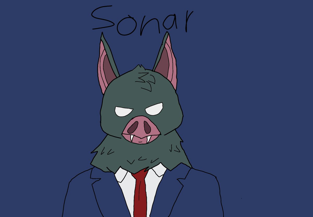 I really like sonar so i made him :3 #dispatch #Sonar #art