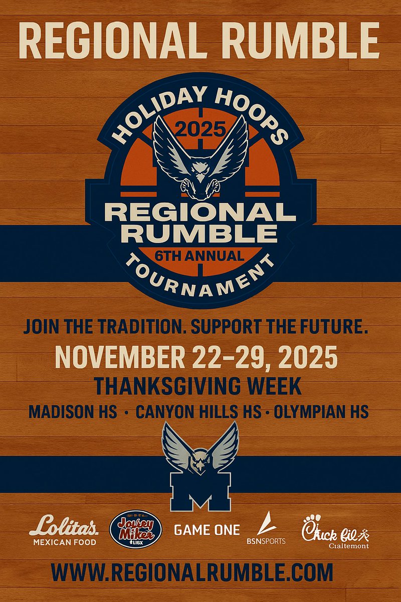 Schedule, Scores, Tourney Info
regionalrumble.com