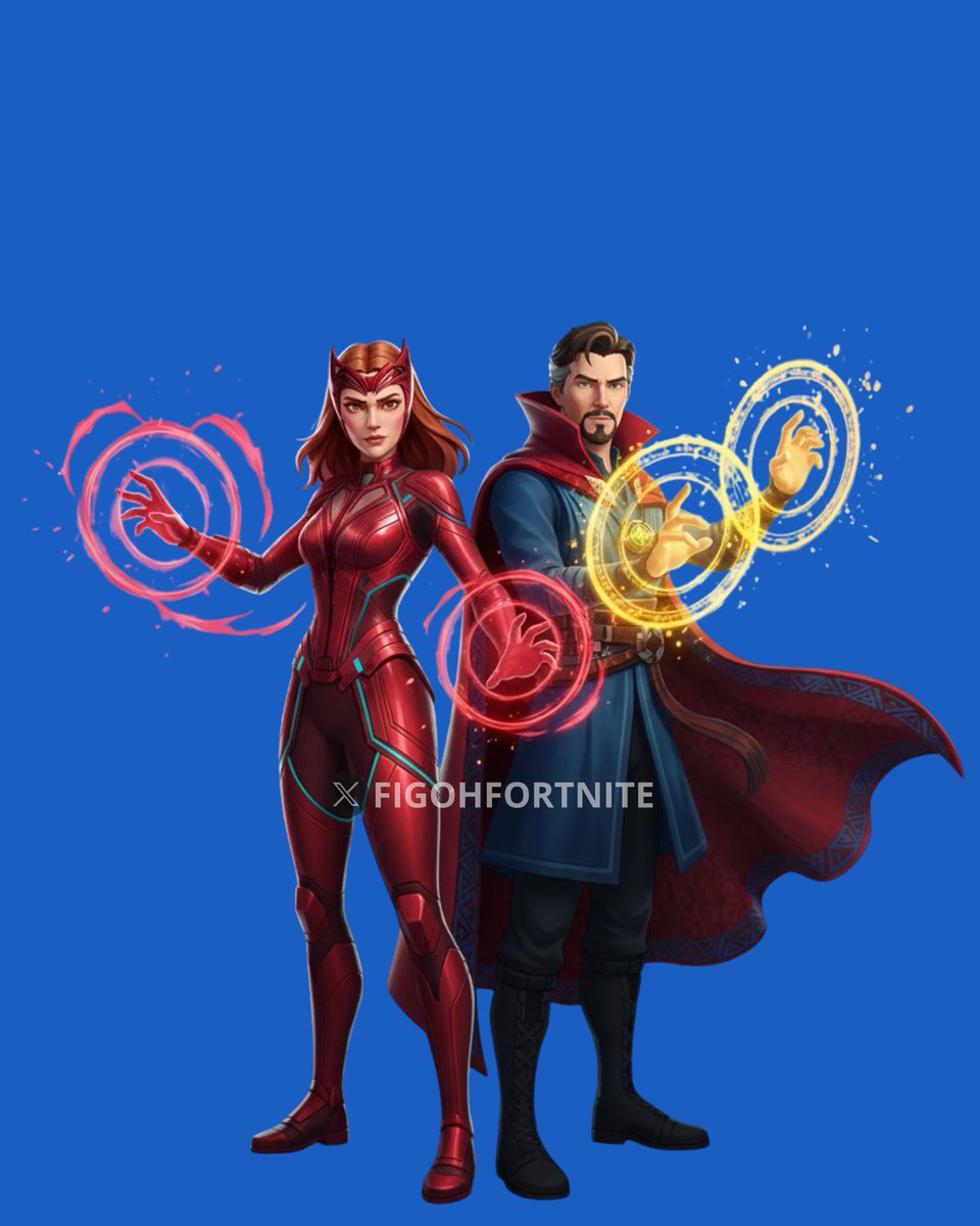 FigohFortnite's tweet photo. #epic só queria as novas versões dos personagens da Wanda e Dr. Estranho! Fui eu que fiz, mas queria que fosse real!
#Fortnite 
#FortniteArt 
#Simpsons https://t.co/F9kzf4uSUV