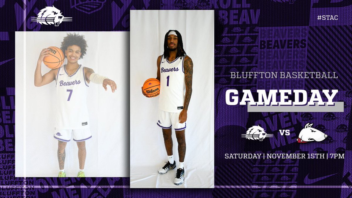 BlufftonUMbk's tweet image. IT’S GAMEDAY‼️

🟣⚪️
#STAC 🪵