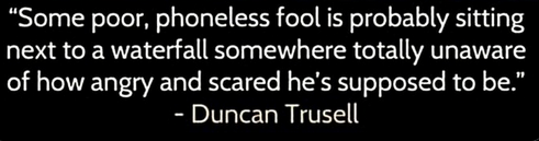 <a href="/JonHaidt/">Jonathan Haidt</a> Anecdotal, but I've limited myself to social media (X) 1 day every week or two and not only do feel better about life, I get way more done.  To quote Duncan Trusel: