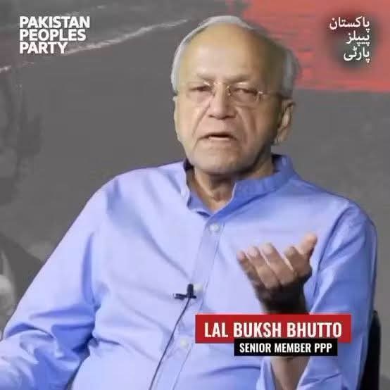 رکن قومی اسمبلی اور رہنما پاکستان پیپلز پارٹی ڈاکٹر نفیسہ شاہ کا سینیئر رہنما پاکستان پیپلز پارٹی سابقہ منسٹر اور بلاول ہاؤس انچارج لعل بخش بھٹو کے انتقال پر اظہار افسوس

لعل بخش بھٹو کے انتقال سے کافی صدمہ پہنچا ہے، 
سوگوار خاندان کے غم میں برابر کی شریک ہوں،
<a href="/ShahNafisa/">Nafisa Shah</a>