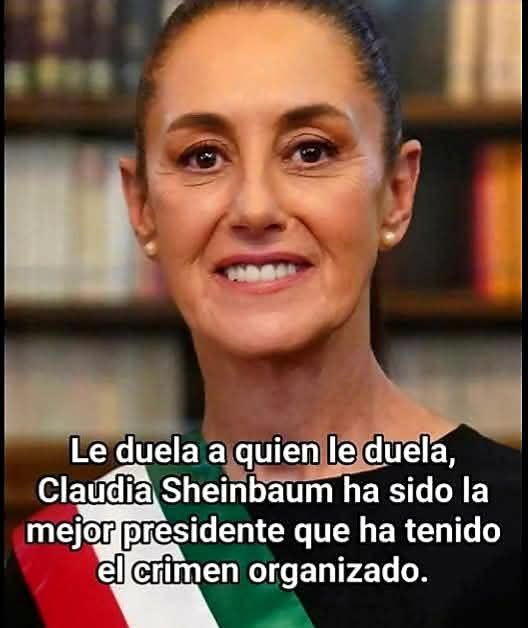 ReporteCDMX2's tweet image. la #NarcoPresidenteClaudia @Claudiashein es y será la mejor #presidenta que ha tenido el #CrimenOrganizado #GeneracionZ @generacionz_mx #RevocacionDeMandato #mexico @PartidoMorenaMx #NarcoPartidoMorena @RicardoBSalinas @GobiernoMX