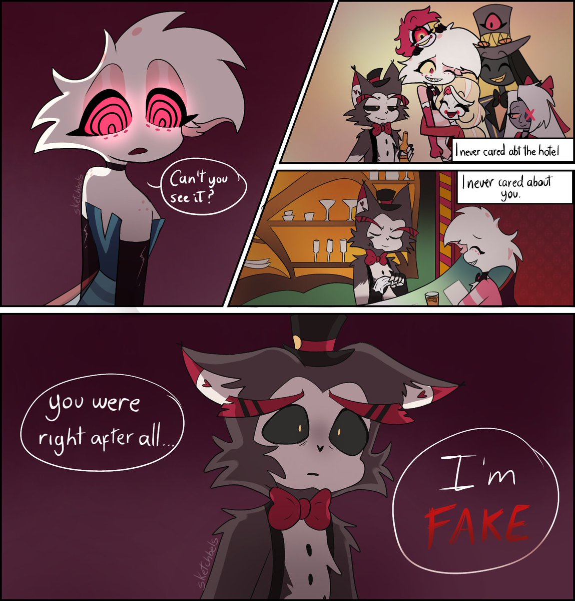 I'm scared for the last two episodes...

#huskerdust #hazbinhotel