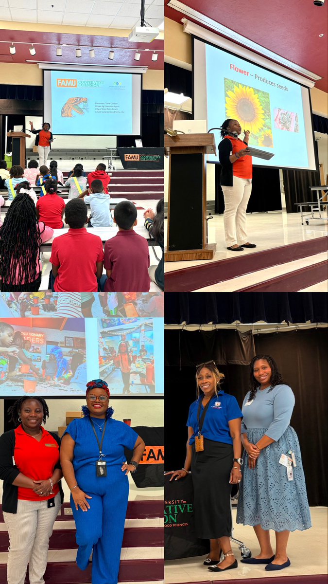 Thank you to <a href="/FAMU_1887/">Florida A&M University</a> <a href="/4H/">4-H</a> and Tavia Gordon for coming to <a href="/Lake_Park_Lions/">Lake Park Elementary</a> and <a href="/WashingtonElem5/">Washington Elementary Magnet School</a> to discuss plants with the students! The students had a blast and are STILL talking about it! 

<a href="/Collins077/">Collins07</a> <a href="/Ruthbrown716/">Ruth Brown</a> <a href="/VernickaMurray/">Dr. Vernicka Murray</a>