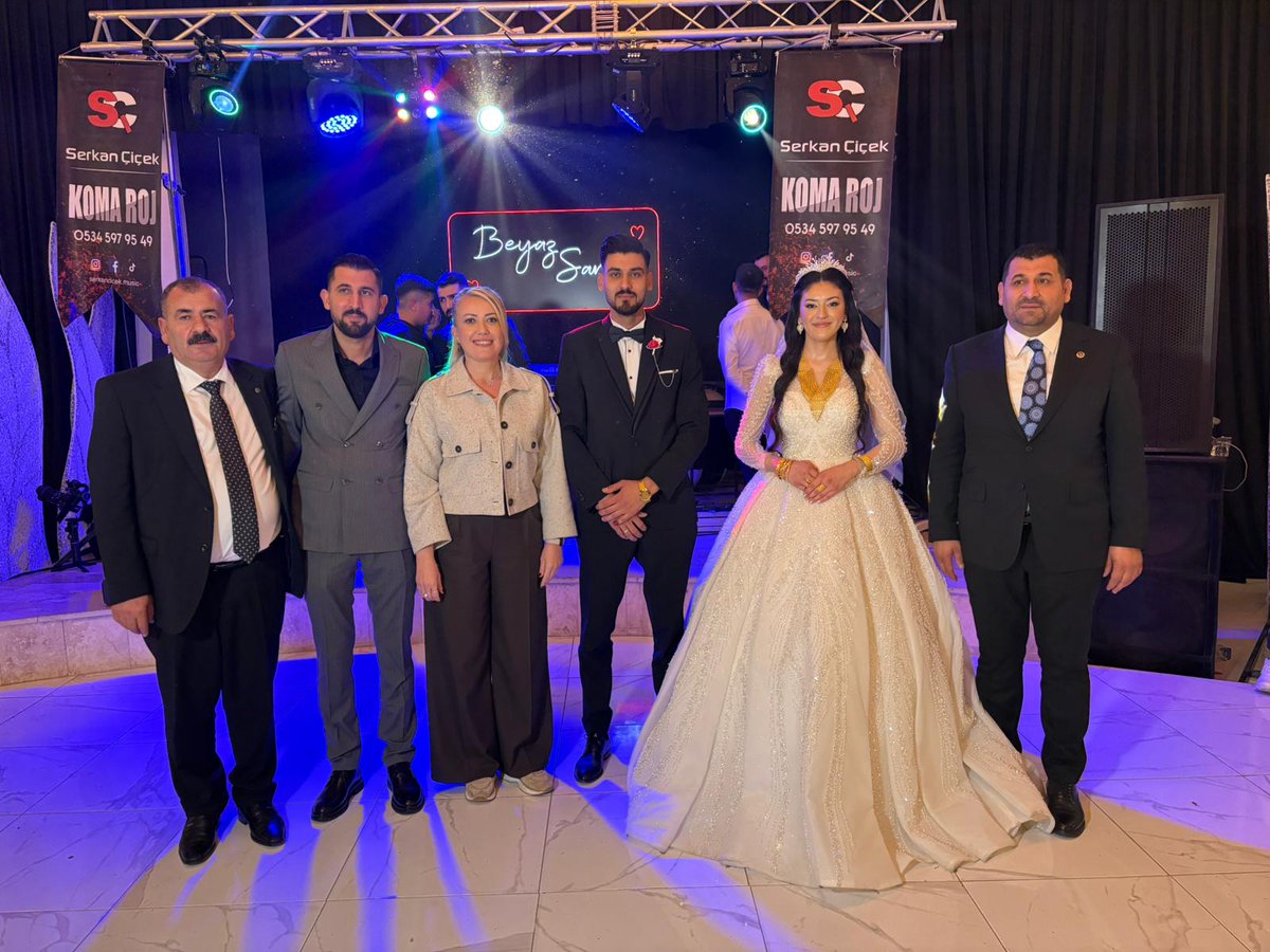 Meclis üyemiz Rahmi Ataş’ın kardeşi Harun Ataş ve Rahime Bulut’un düğününe katıldık. Genç çiftimize ömür boyu mutluluklar diliyorum.