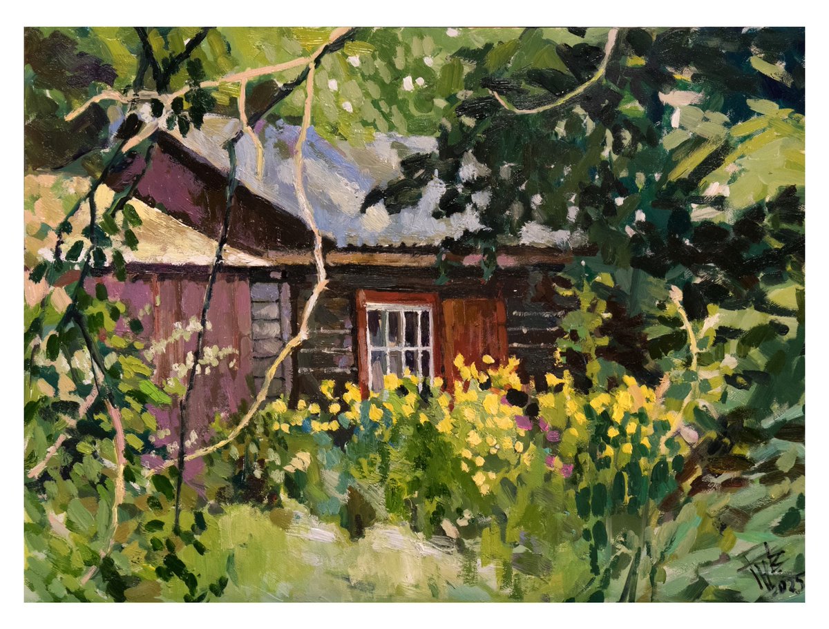 Oil on hardboard 🧡 
30x40cm