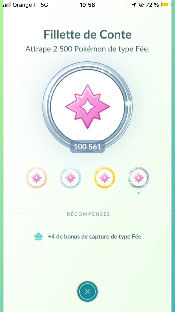 New 100k type medal today 💪 #pokemongo #PokemonGoLevel80