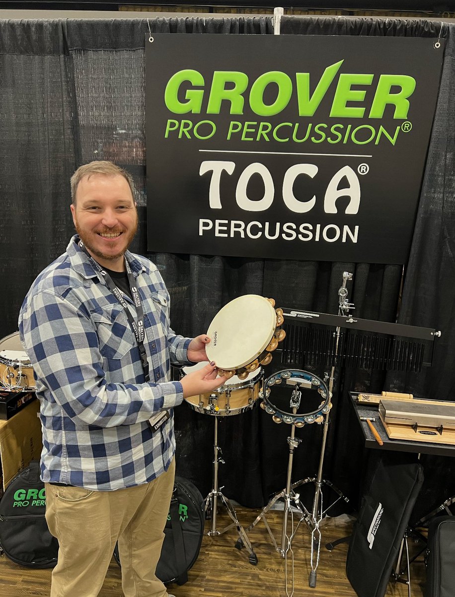 GroverProPerc's tweet image. Endorsers Gary Griffith &amp;amp; Erick Saoud visiting our Booth #1103 at PASIC 2025!

#groverpropercussion #pasic #groverartist #indianapolis #pasic2025 #percussionist