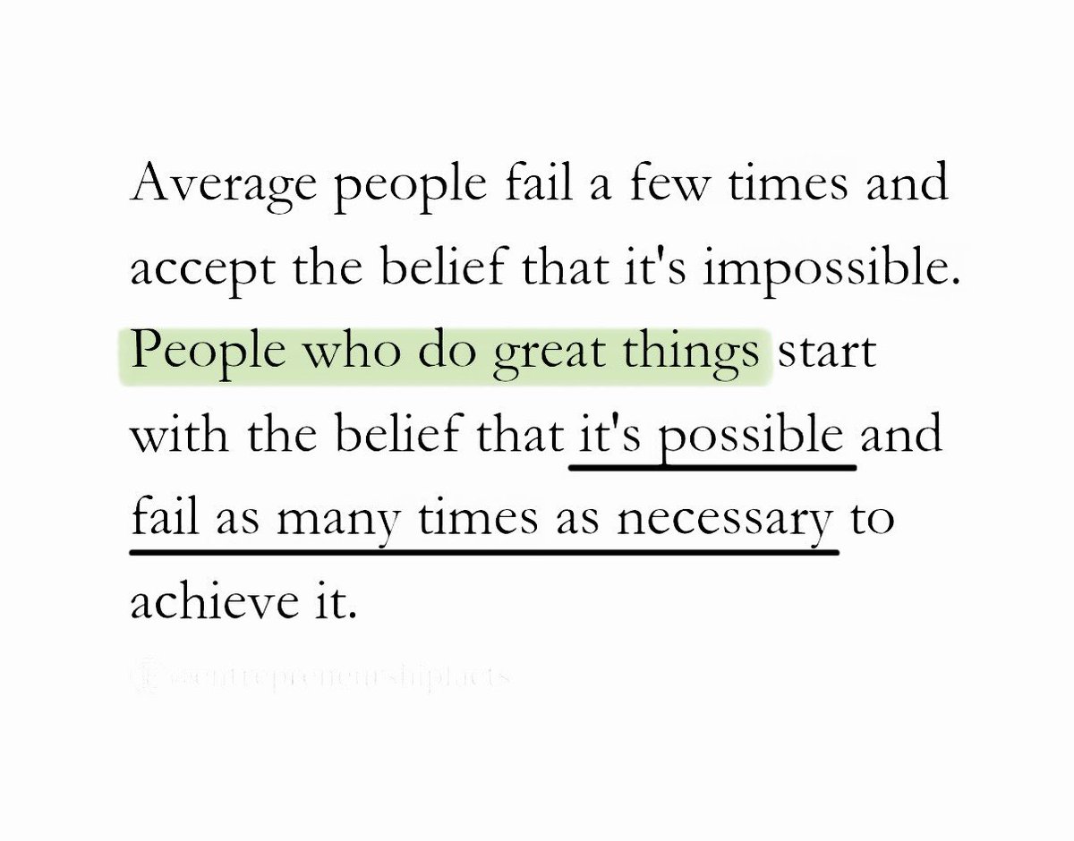 People who do great things: