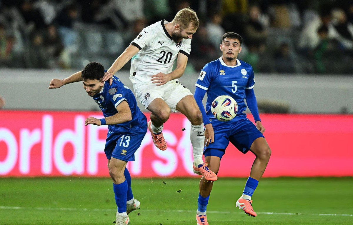 FT: Cyprus 0-2 Austria

Defeat for Akis Mantzios's Cyprus side to end their World Cup qualifying campaign against Austria in Limassol 🇨🇾

#Cyprus #CYPAUS