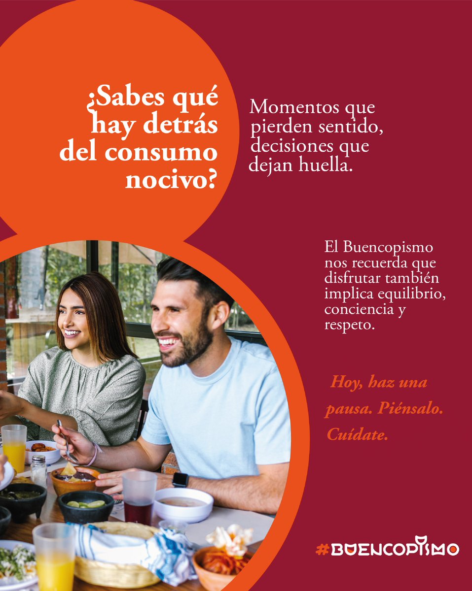 Hoy, Día Nacional contra el Uso Nocivo de Bebidas Alcohólicas, reafirmamos la importancia de construir una nueva forma de convivir.
El Buencopismo nos invita a hacerlo desde la conciencia, el respeto y el equilibrio.

No se trata de prohibir ni de señalar, sino de transformar la