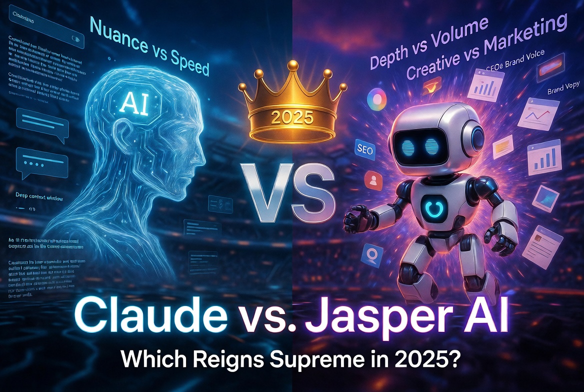 neltac33's tweet image. Struggling to pick your AI copywriting champion? 🤔  Our ultimate comparison: Claude AI for nuanced, human-like long-form content vs. Jasper AI for SEO-driven marketing copy. 
Find the perfect fit for your strategy! 👇
#AICopywriting #ClaudeAI #JasperAI 

aiguide25.blogspot.com/2025/10/claude…