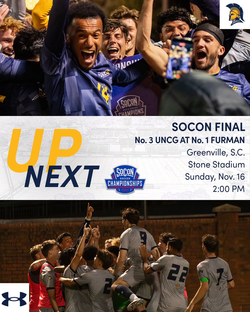 𝟐𝟒 𝐇𝐨𝐮𝐫𝐬 𝐎𝐮𝐭 𝐓𝐢𝐥 𝐆𝐚𝐦𝐞𝐭𝐢𝐦𝐞 ⏱️

🆚 No.1 Furman 
🕐 2 p.m. 
📍Greenville, S.C. 
🏟️ Stone Stadium 

🎟️ go.uncg.edu/t5s5so
📺 go.uncg.edu/t5s5wr
📊 go.uncg.edu/t5s5u