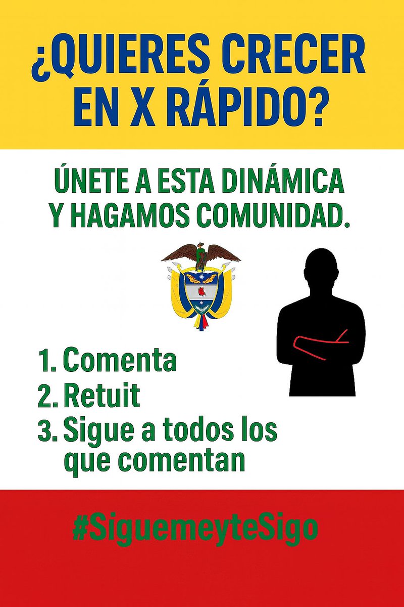 DiegoRoyet29's tweet image. Si estás leyendo esto, ya formas parte. 😎
Solo te falta participar para empezar a crecer.
¡Vamos con todo! 🔥
Activa mis notificaciones 🔔

Dinámica:

1. Deja tu comentario 💬

2. Comparte / RT para que llegue lejos 🔁

3. Sigue a quienes estén comentando 🙌
#SiguemeyTeSigo