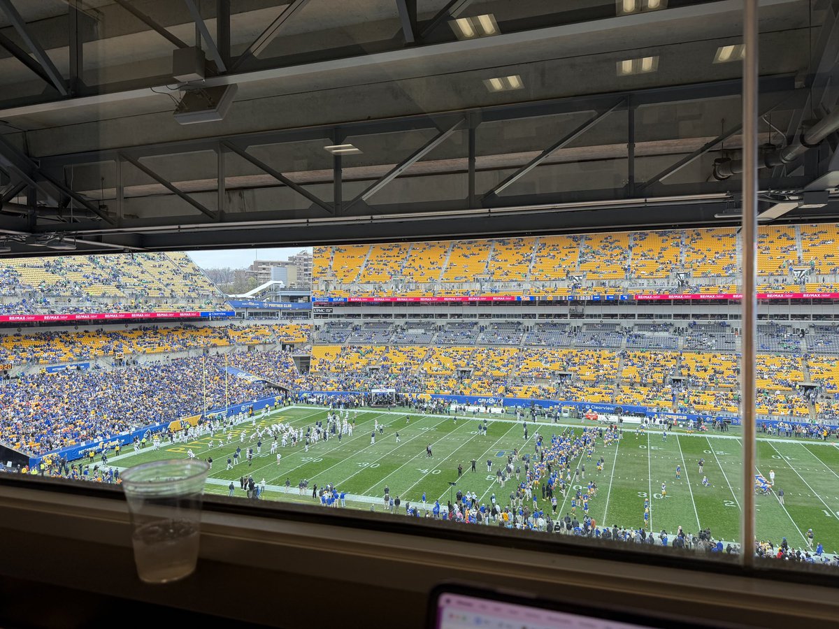 mgswift7's tweet image. View from Acrisure Stadium press box @TribLIVE