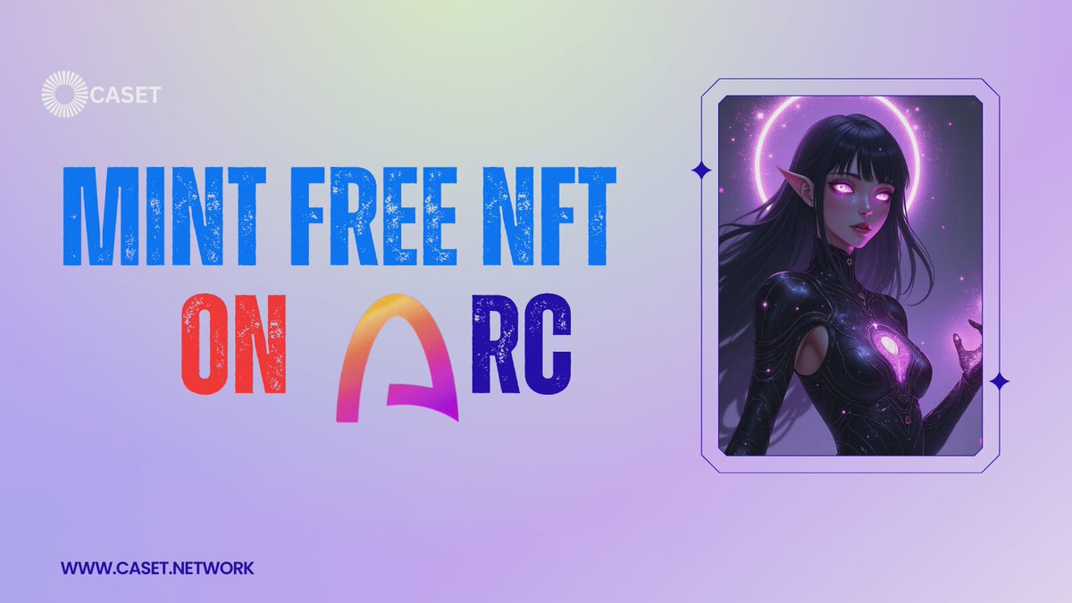Mint Free NFT On Arc Testnet ✨

🌸Free Mint: caset.network/veloria

VELORIA On Caset 

RT+Like❤️ &amp; win 50$ USDT