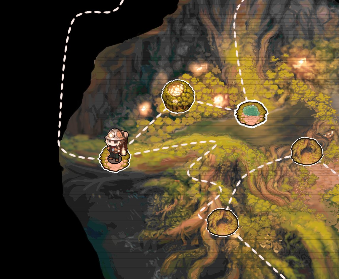 HollowCoreGame's tweet image. The world is your oyster. Oyster cave. With dangerous monsters. And possible insanity.

But look at those pretty walking lines!

#indiegamedev #indiegame #jprg #gameart #screenshotsaturday #conceptart #jrpg #rpg