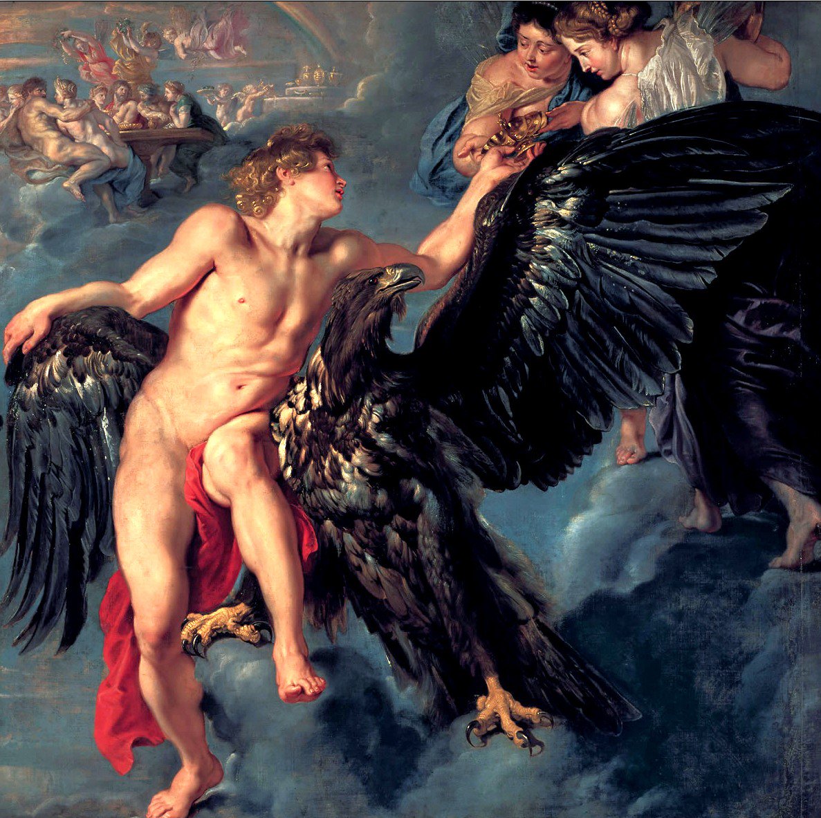ArtGuide_db's tweet image. Peter Paul Rubens
The Abduction of Ganymede, 1612