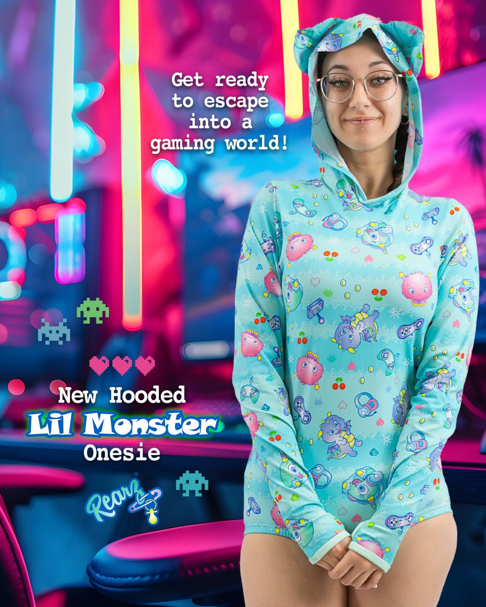RearzInc's tweet photo. Level up your wardrobe! 🎮 Meet the Lil Monster Hooded Onesie - vintage gaming vibes meet adorable monster fun. It's basically perfect!

#abdlclothing #adultbabyclothing #adultonesies #abdlbodysuit #rearzinc #rearz #lilmonsters https://t.co/VlcNw9e24C