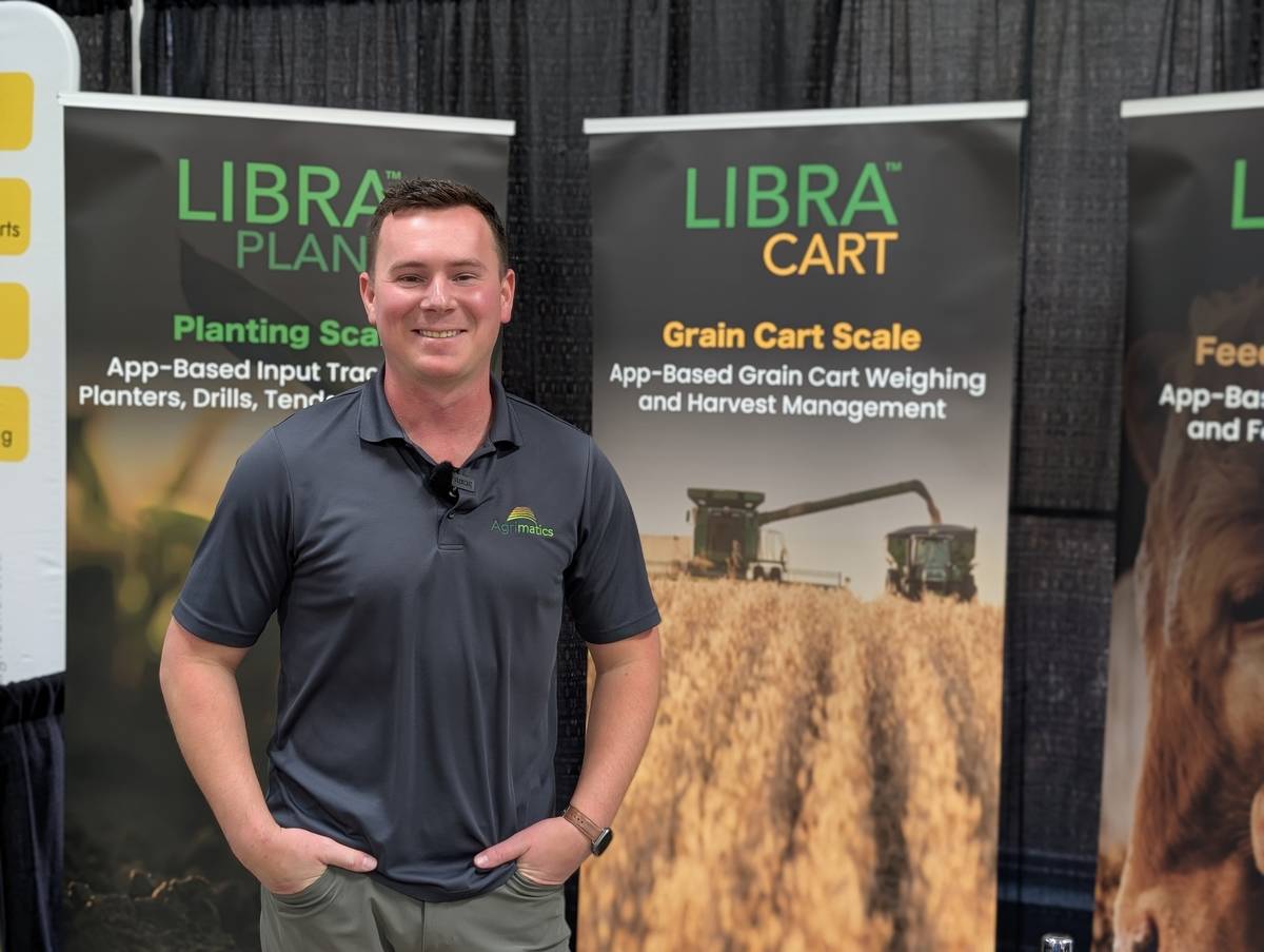 realagriculture's tweet image. Agrimatics introduces Libra Plant, an app-based tool for real-time input tracking, reducing waste and improving decision-making on the farm. Learn more: ow.ly/BKAC50Xs1UJ #cdnag #precisionag