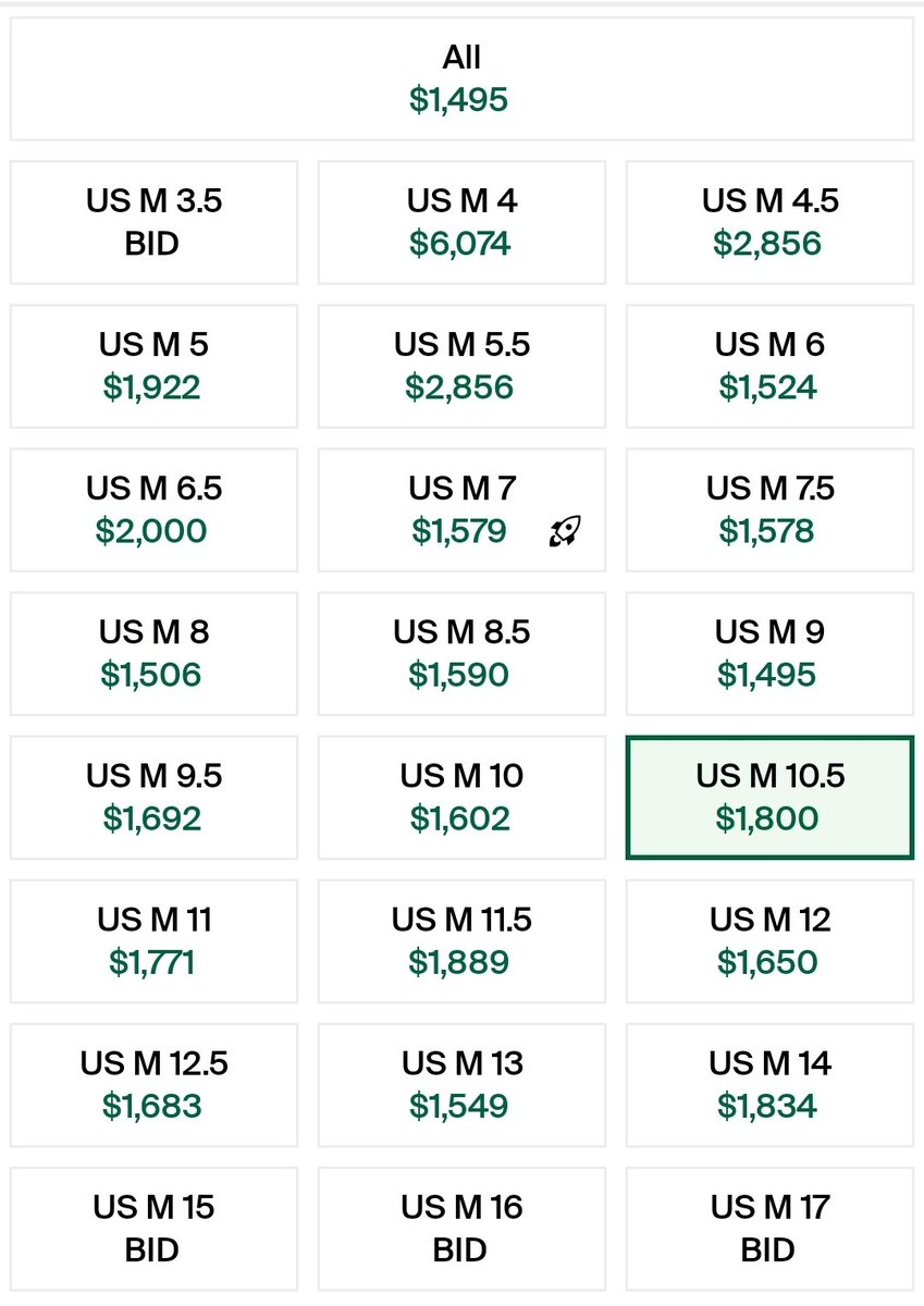Where we think these are going in a couple hours??

I can't wait to check prices tonight 🤪

stockx.pvxt.net/gO2zO2