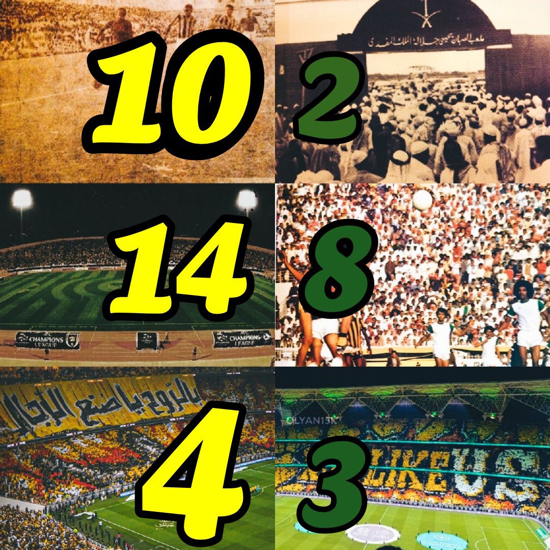 🚨🚨🚨 — للتاريخ ☝
▪︎حسب نتائج مشروع توثيق تاريخ كرة القدم السعودية

في مدينة جدة الصفراء 👑🔥💛

🏆 الاتحاد اكثر تتويج بطولات في "ملاعب مدينة جدة التاريخية" :
🏟🟡 28 بطولة
🏟🟢 13 بطولة

🏟 — ملعب الصبان 🏆
🟡 الاتحاد 10 بطولات
🟢 الهابط الاهلي بطولتين

🏟 —  استاد عبدالله