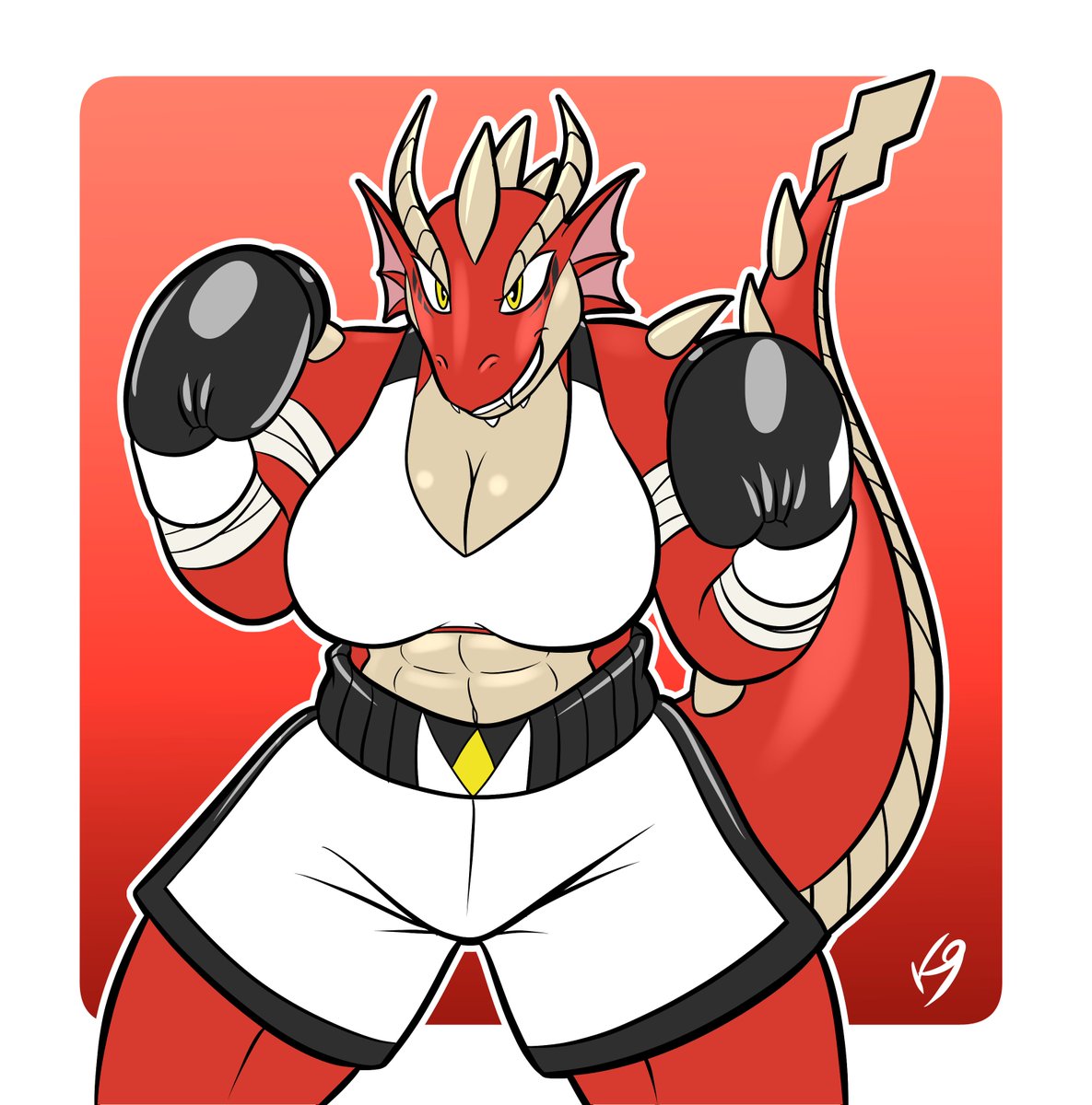 Boxer dragon lady