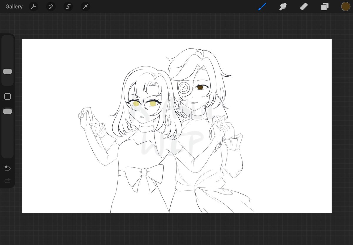 We're finally making some art progress! 
Guys, I'm alive I swear 😭

How do you like this Ruler of my Heart Cover Art wip?
#alienstage #alnst #round5