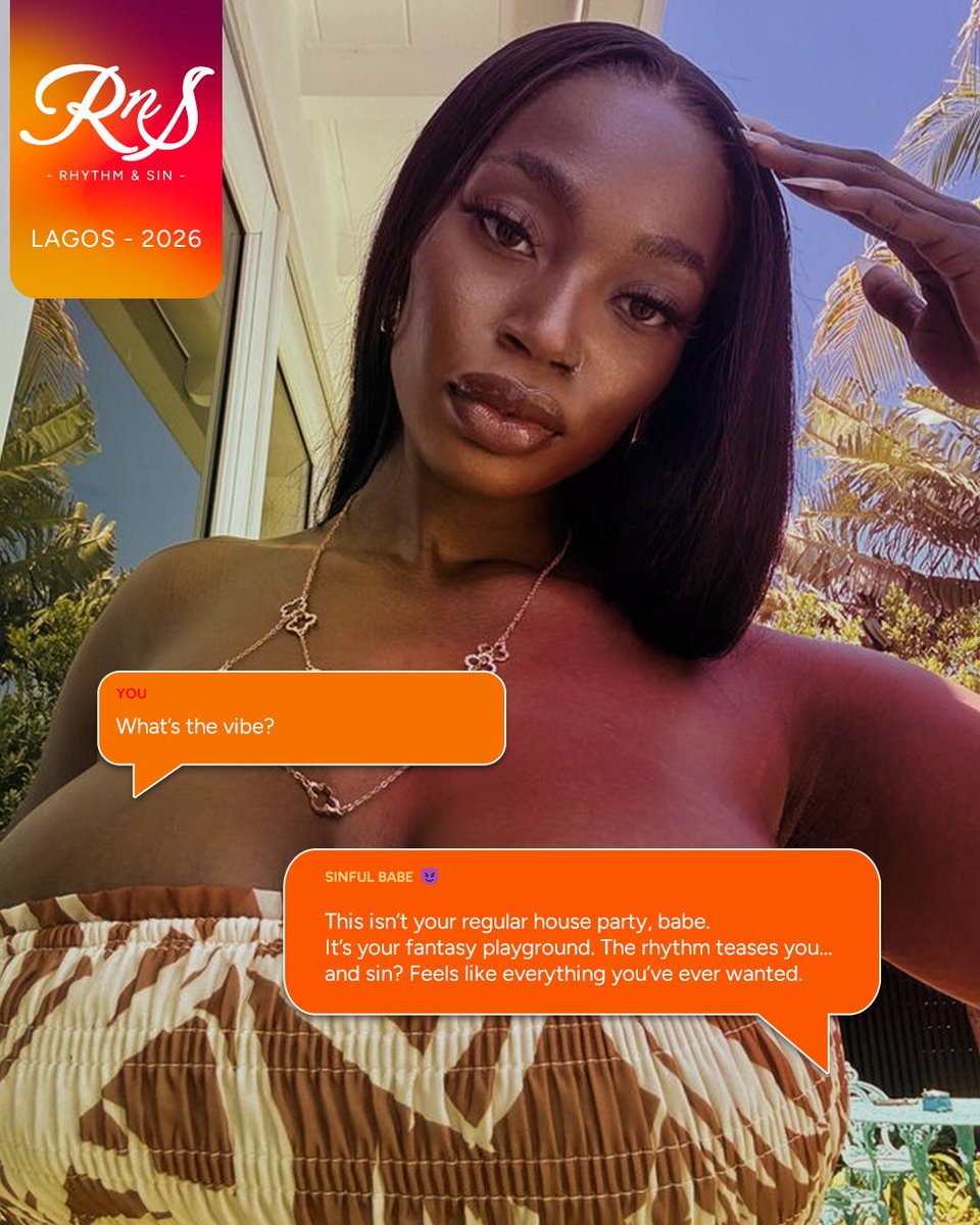 rhythmandsin's tweet photo. What’s Rhythm &amp; Sin?
A night where the rhythm seduces… and the sin stays with you.

Join the list for the secrets. 
https://t.co/eRCvn4RjkA

#RhythmAndSin https://t.co/PYvWkUggC1